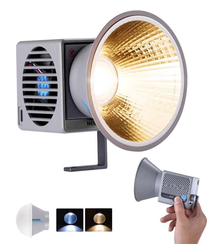 NEEWER HS60B 60W İkirəngli Mini COB LED Video İşıq