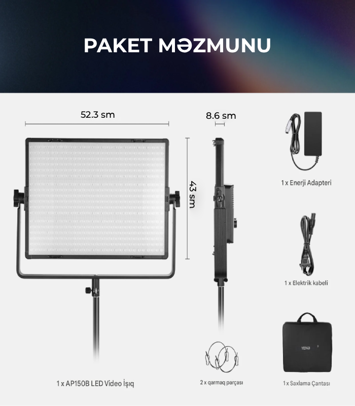 Neewer AP150B 150W Led Panel