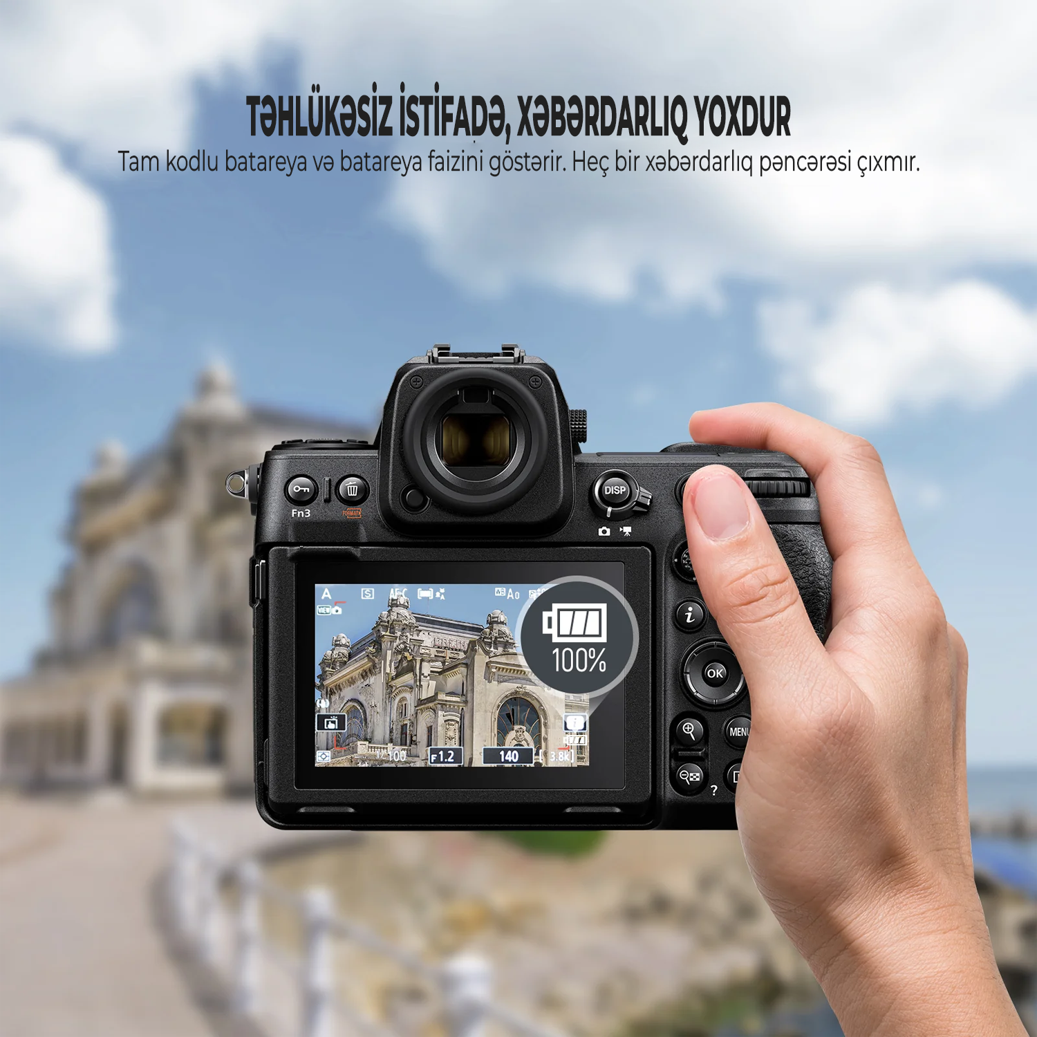 NEEWER 2400mAh EN-EL15c Batareya Nikon Zf Z8 Z7 II Z6 II Z5 üçün