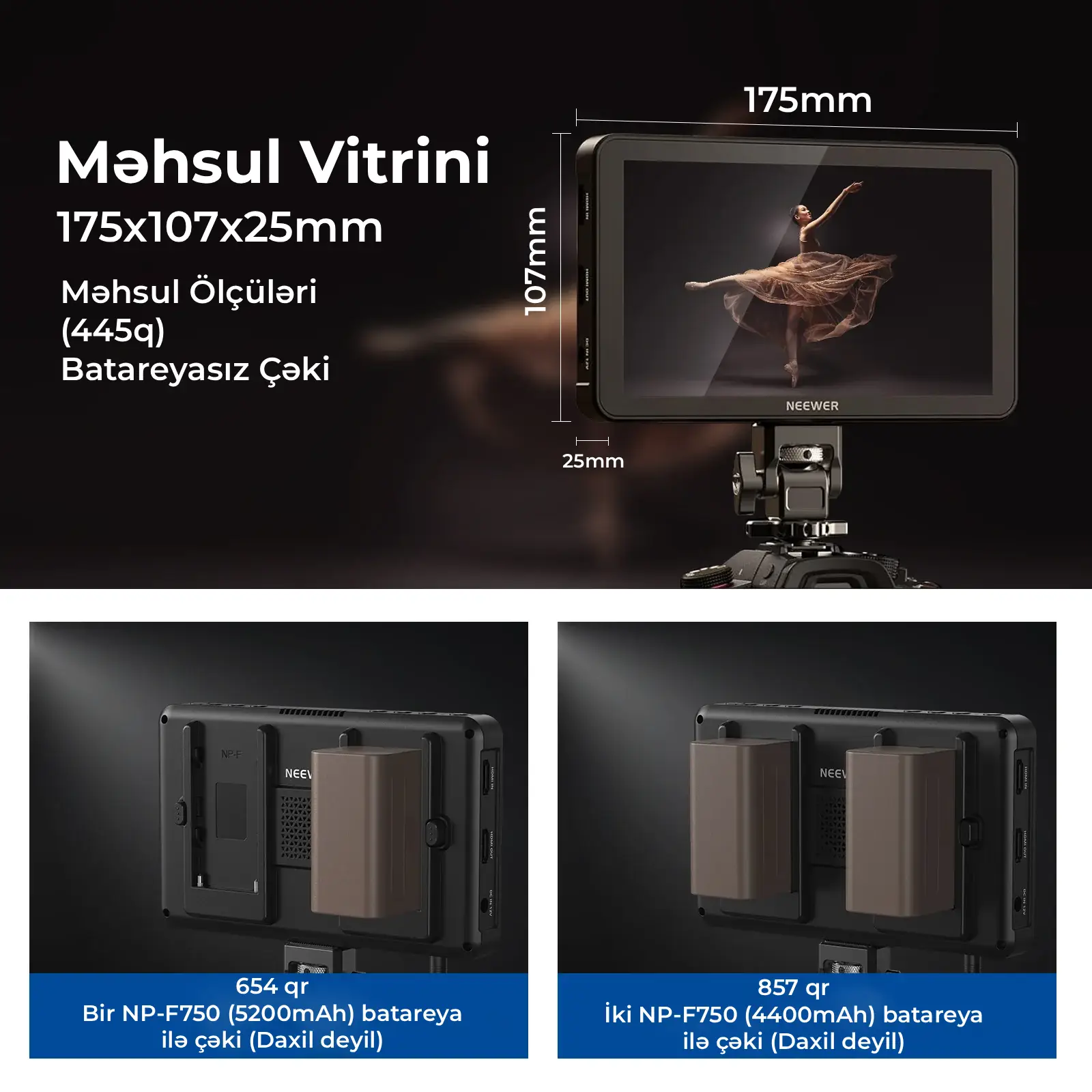 Neewer F600 Video Monitor