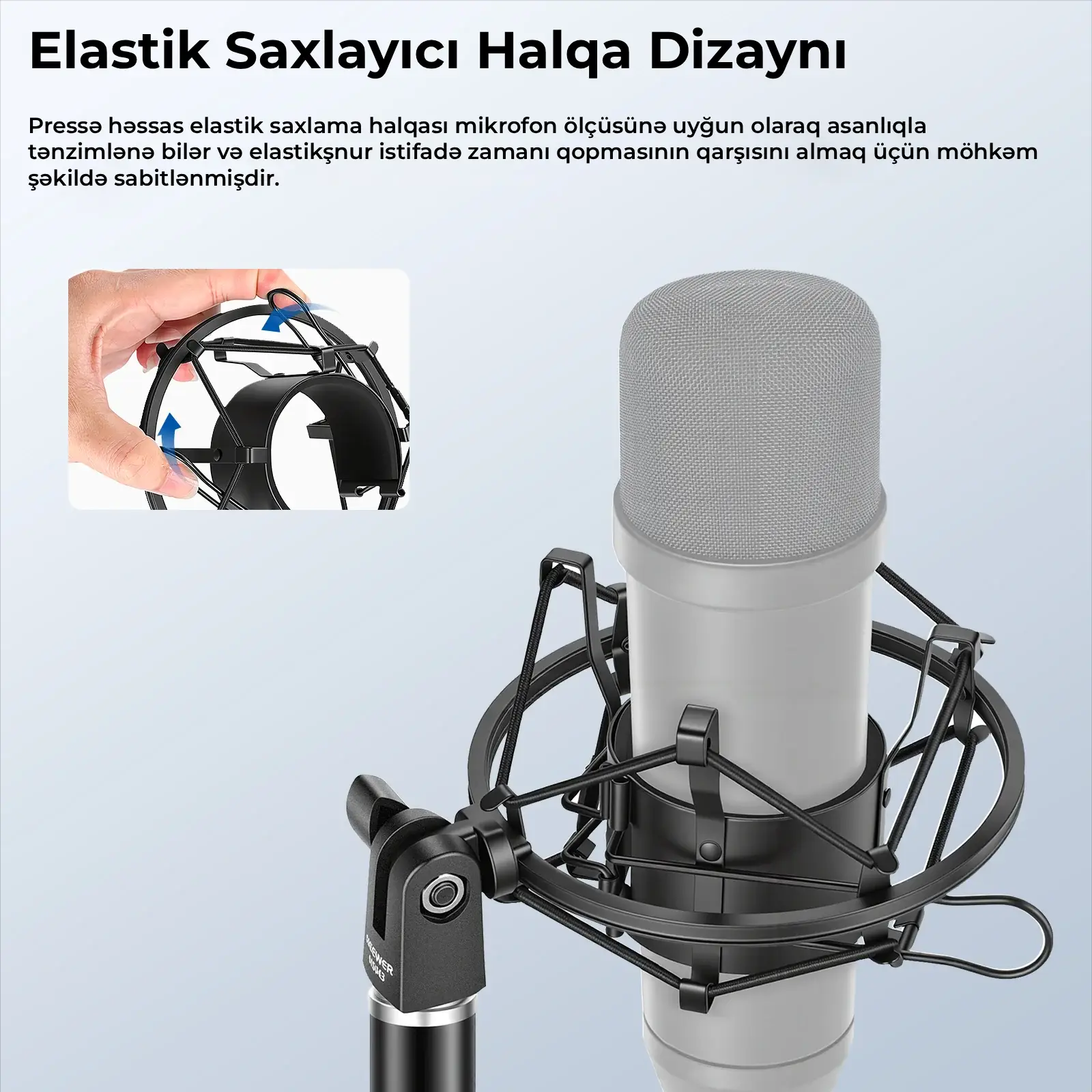 Neewer MS043 Mikrofon Şok Dayağı