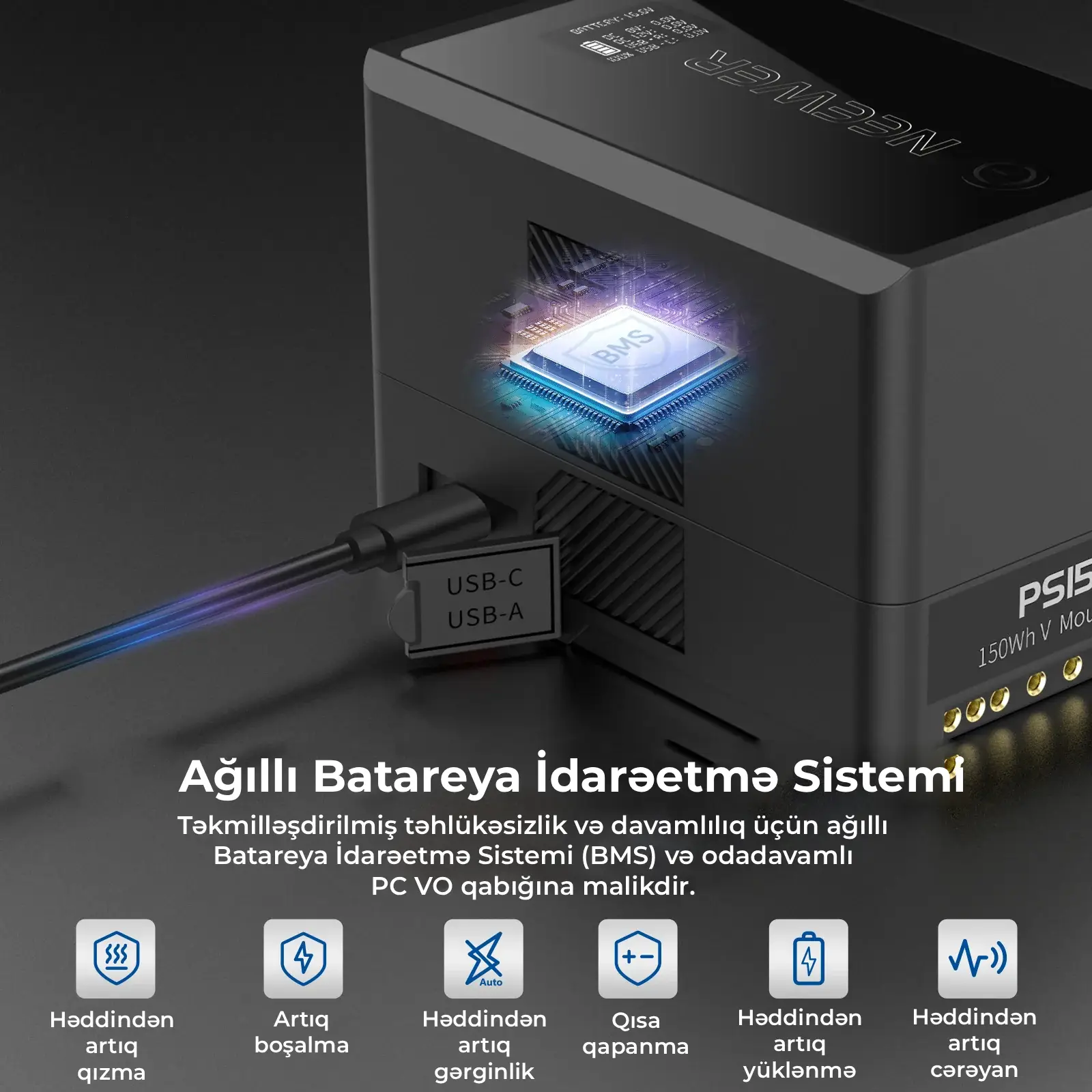 Neewer V-Mount Batareya PS150E 10350mAh 150Wh