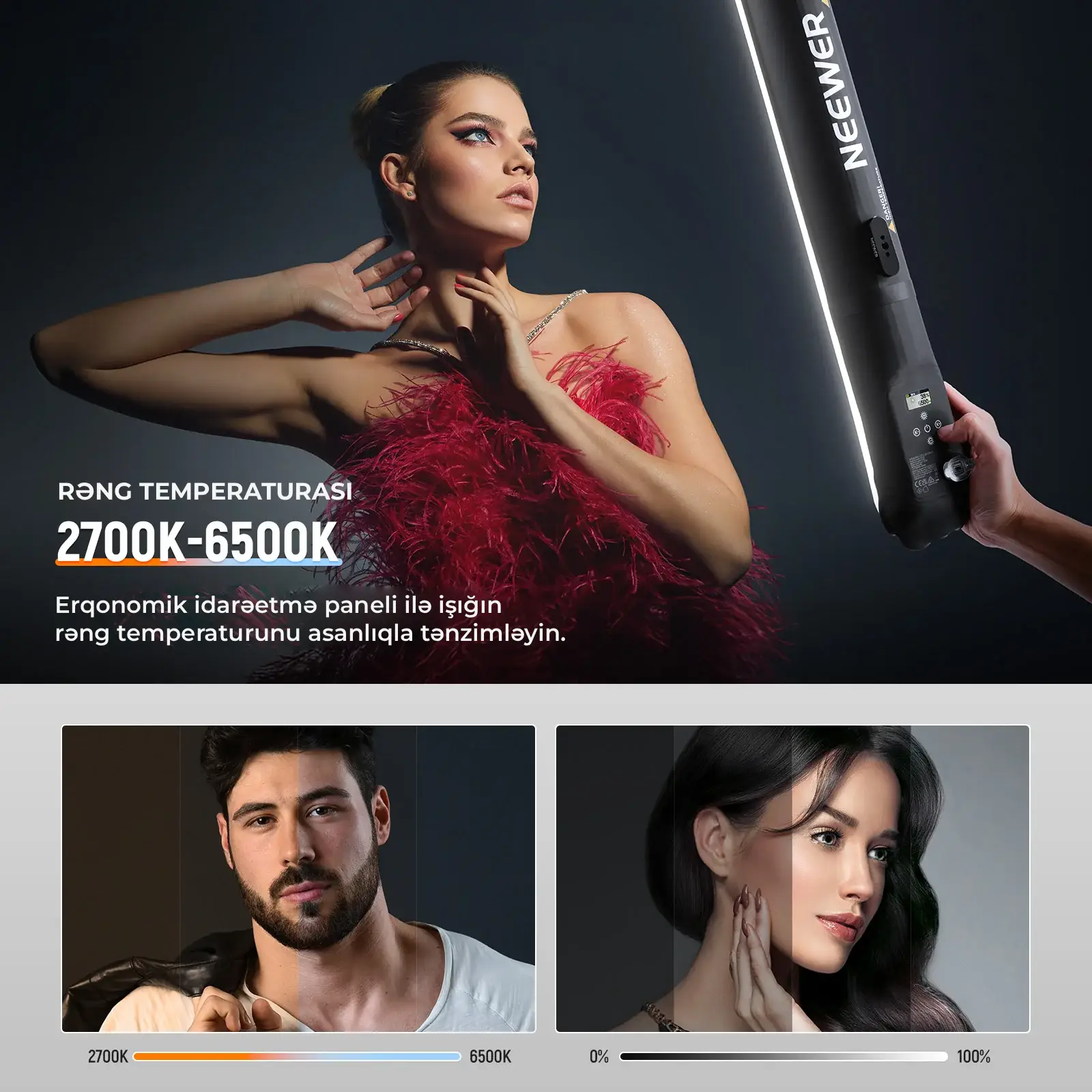 Neewer GC21B 21W Şişmə Softboks LED (Dolğu İşığı)