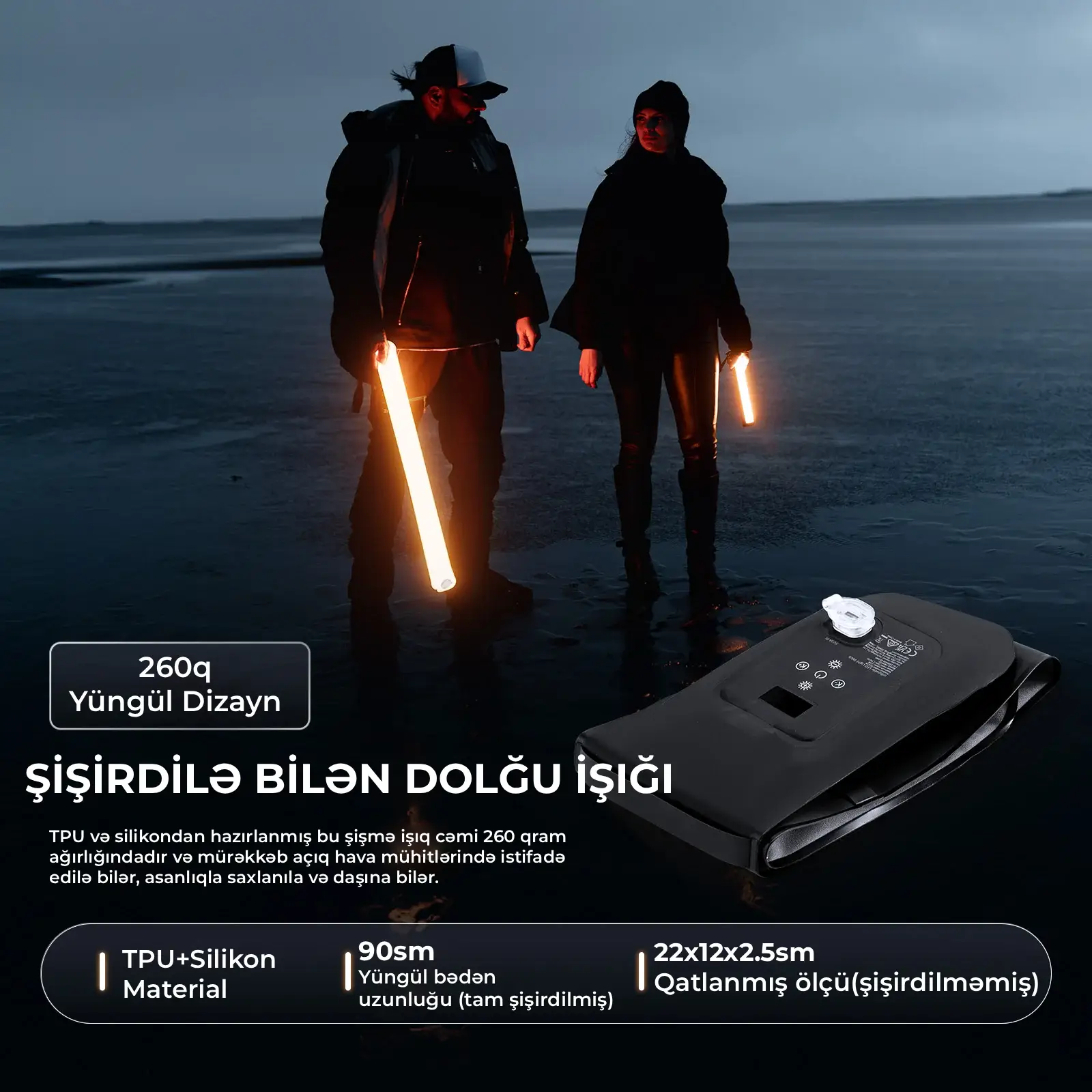 Neewer GC21B 21W Şişmə Softboks LED (Dolğu İşığı)