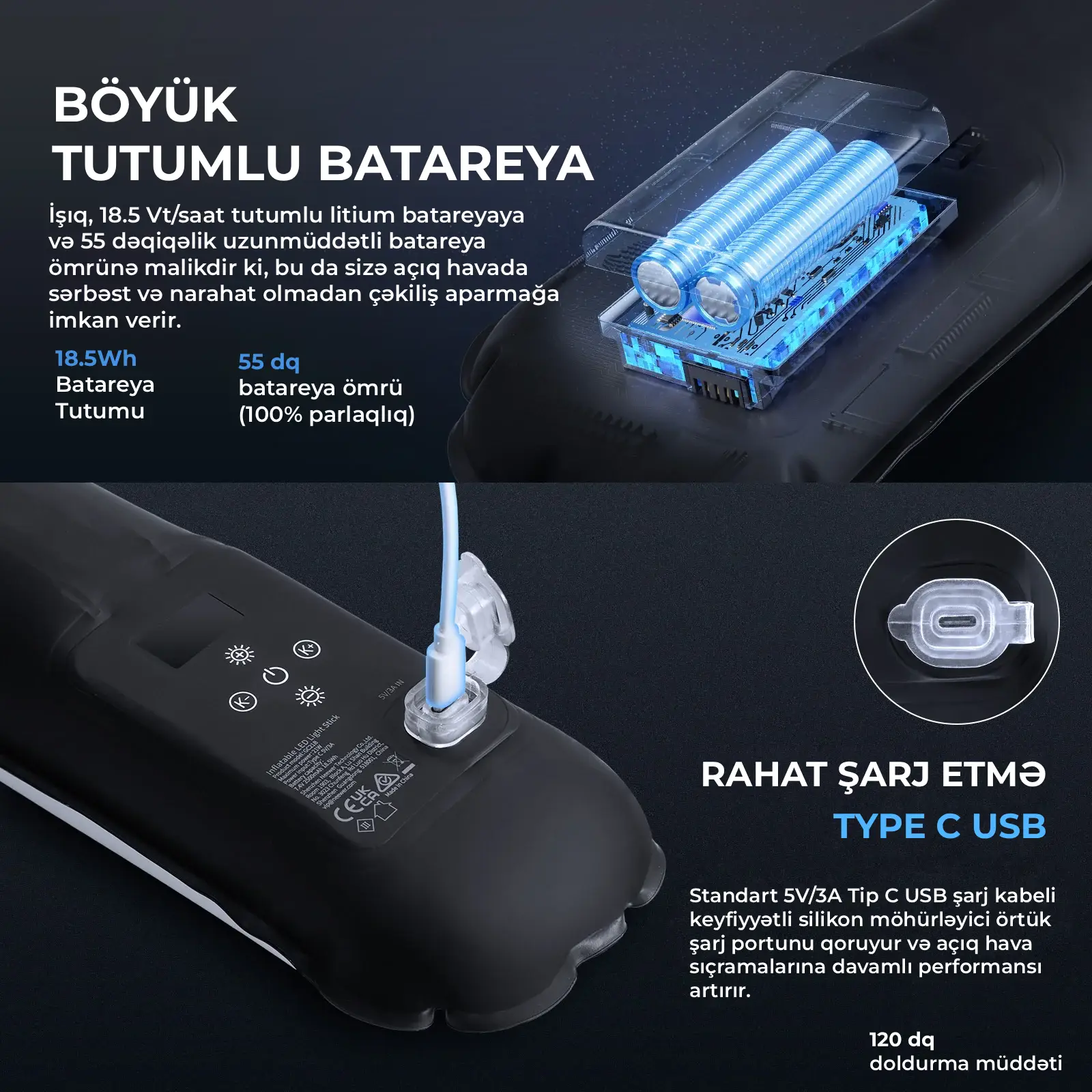 Neewer GC21B 21W Şişmə Softboks LED (Dolğu İşığı)