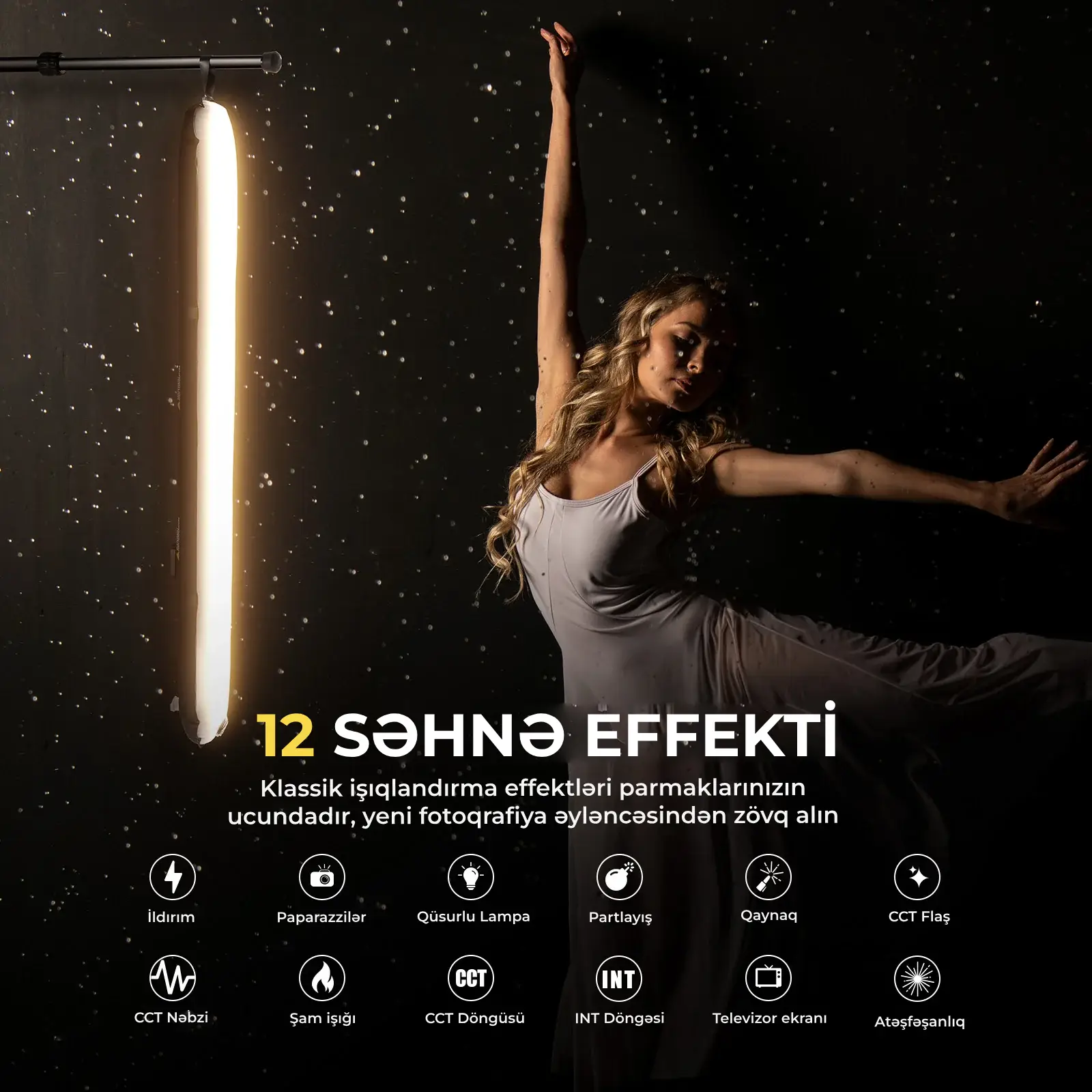 Neewer GC21B 21W Şişmə Softboks LED (Dolğu İşığı)