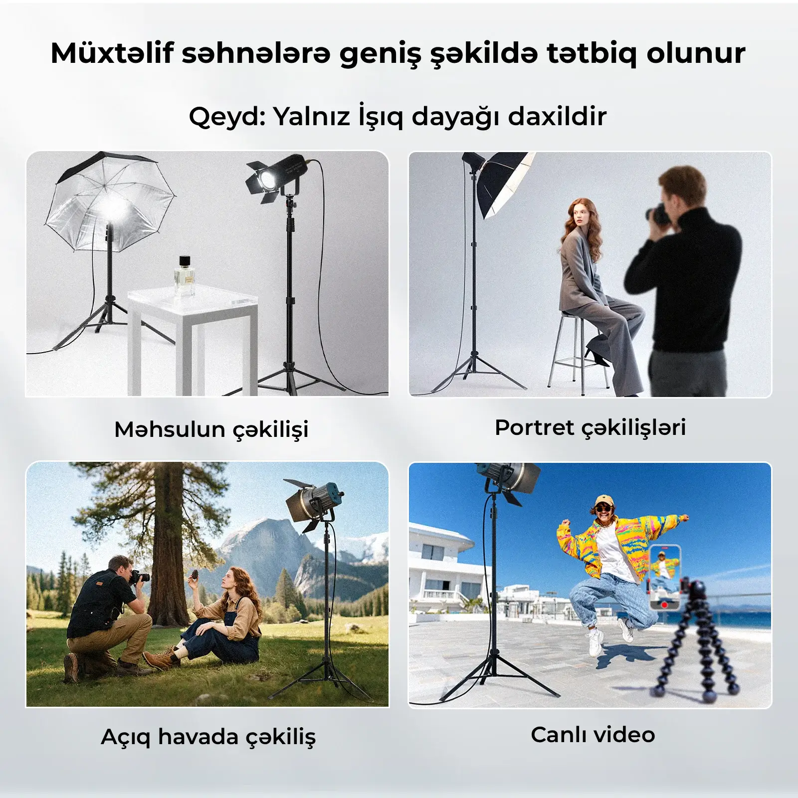 Neewer ST200B 200 sm Dayaq