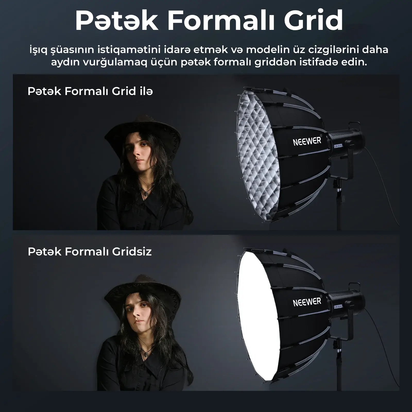 Neewer NS71P 60 sm Parabolik Softboks