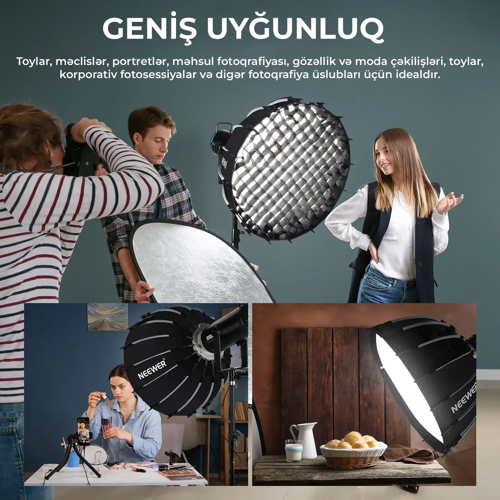 Neewer NS71P 60 sm Parabolik Softboks