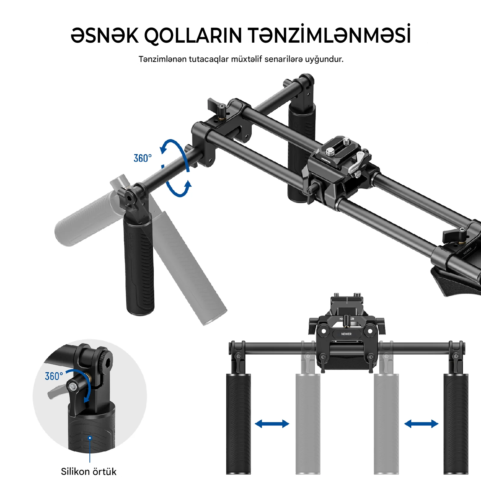 NEEWER SR007 Universal Çiyin Qurğu Dəsti