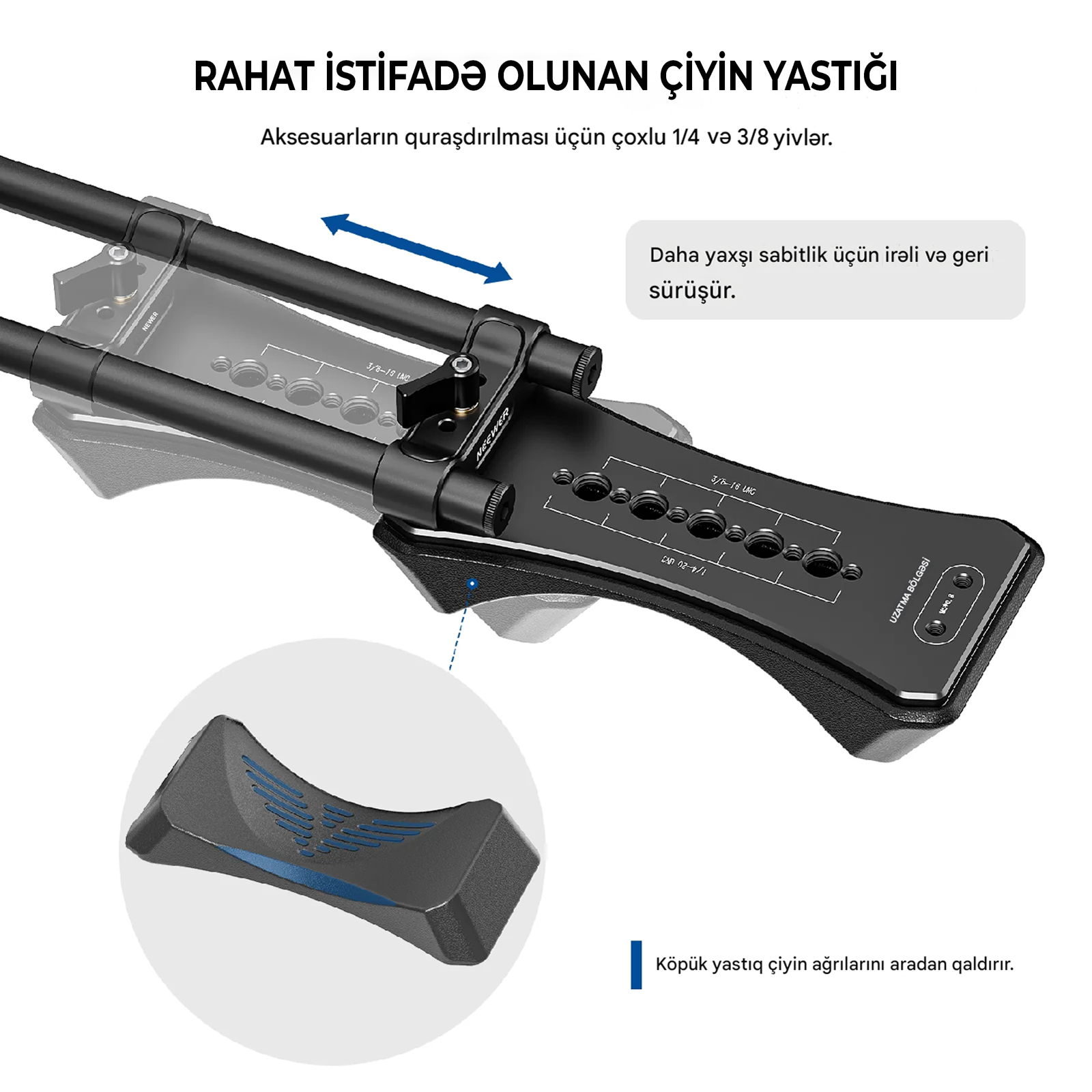 NEEWER SR007 Universal Çiyin Qurğu Dəsti