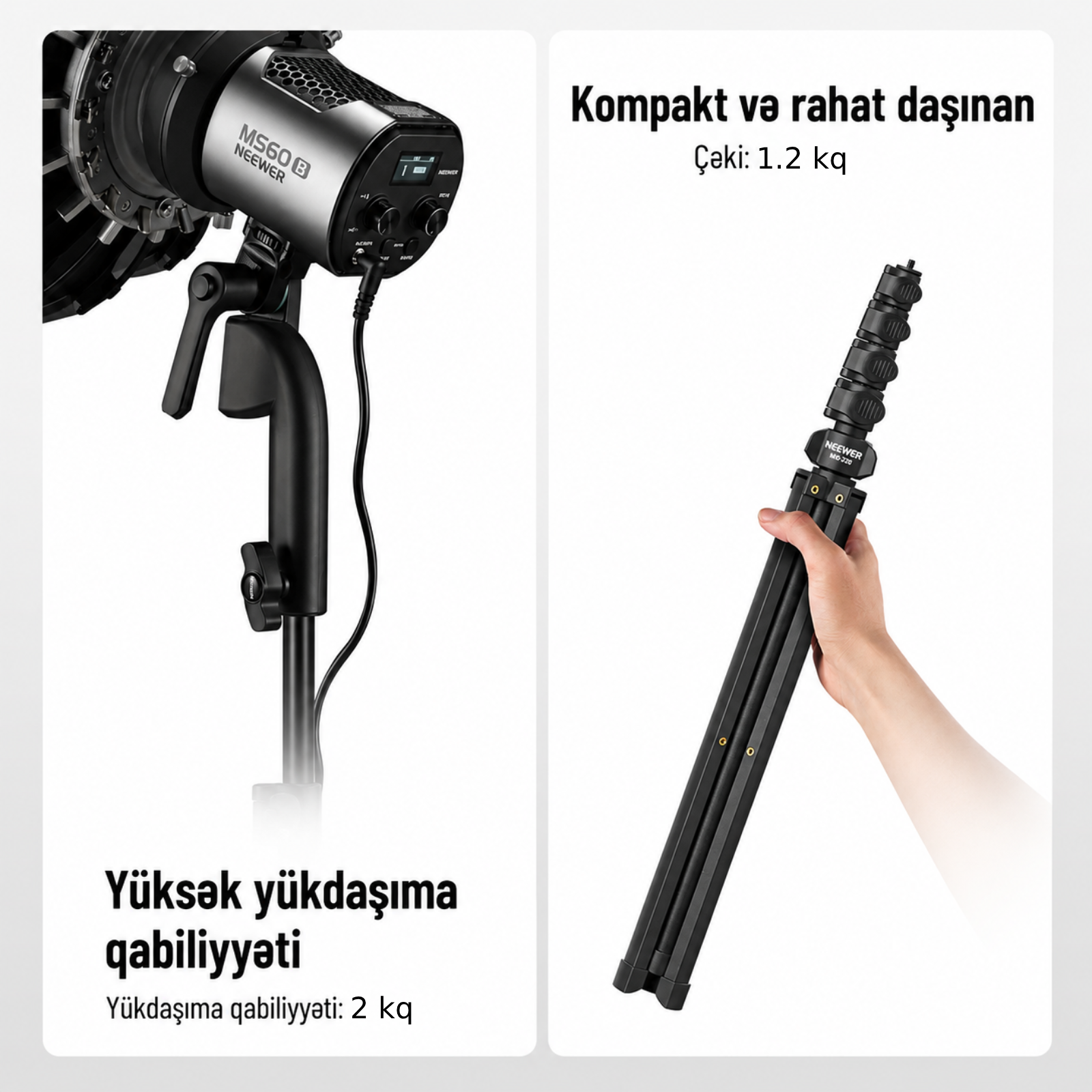 Neewer MS046 Döşəmə üçün Mikrofon Dayağı
