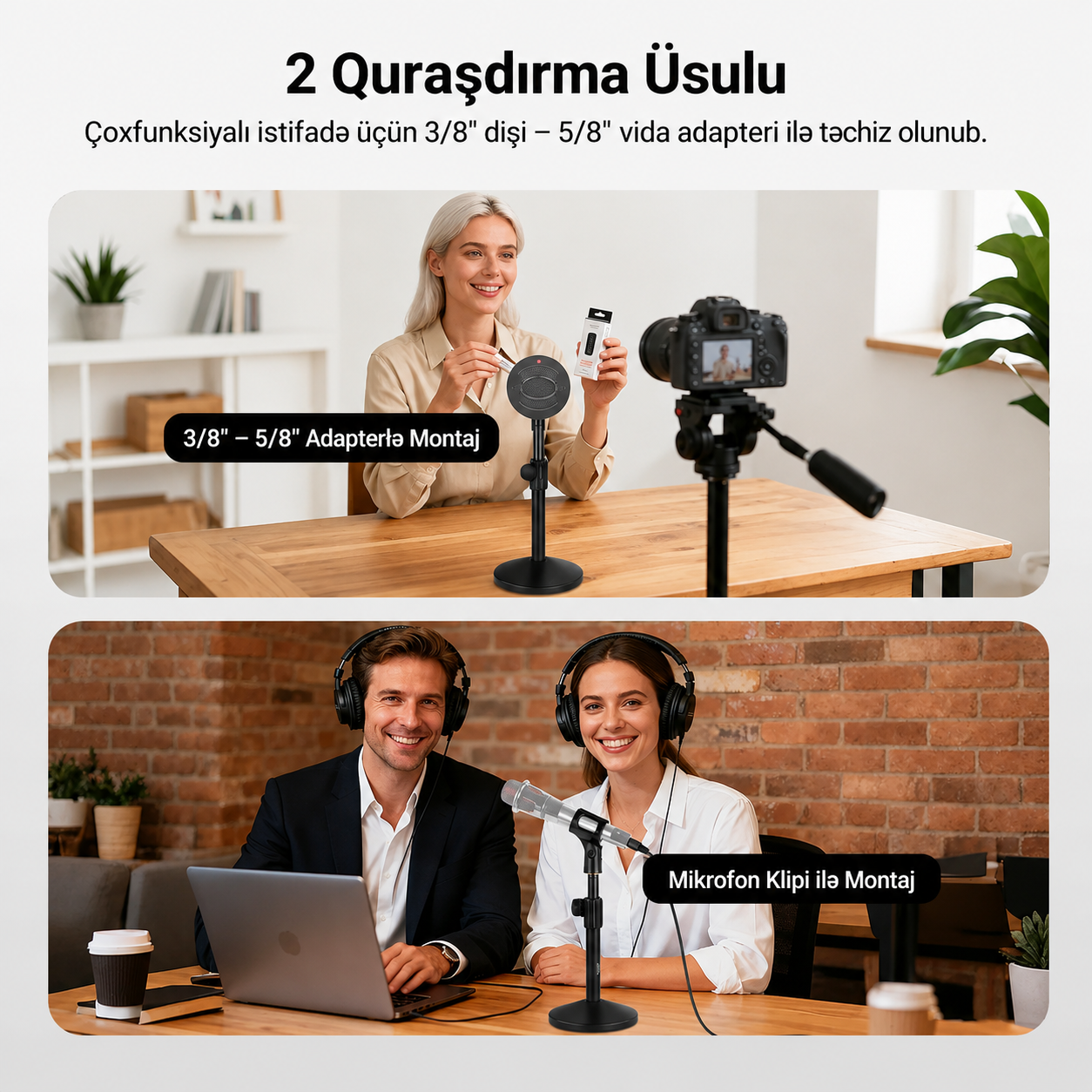 Neewer MS015 Stolüstü Mikrofon Dayağı