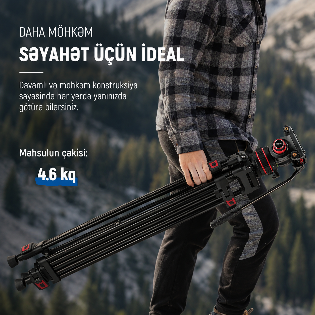 Neewer TP75 74 Video Tripod