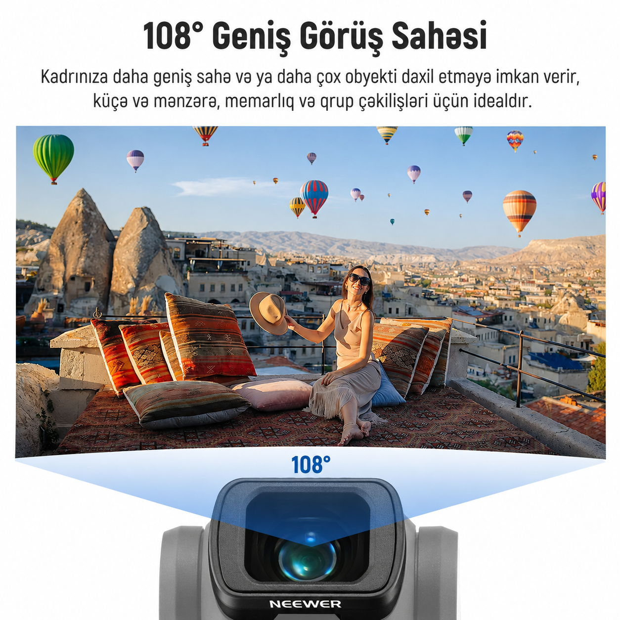 Neewer FL-B08 Pocket 3 / Pocket 4 /üçün ND Filter və 0.75x Geniş Bucaqlı Linza Dəsti