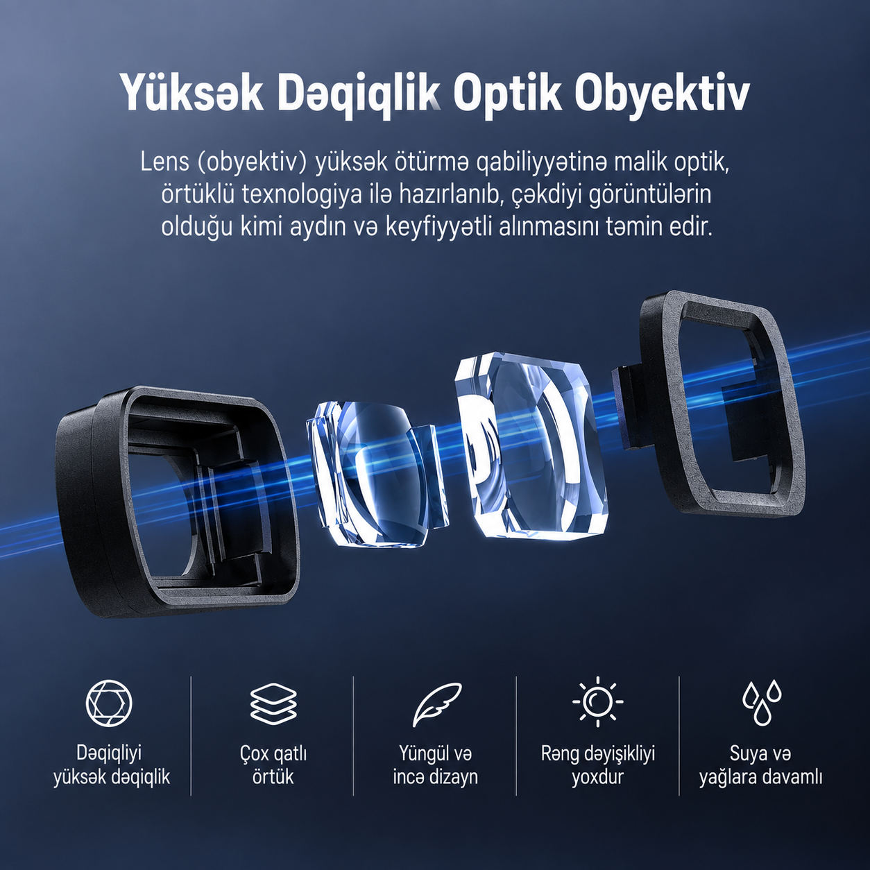 Neewer FL-B08 Pocket 3 / Pocket 4 /üçün ND Filter və 0.75x Geniş Bucaqlı Linza Dəsti