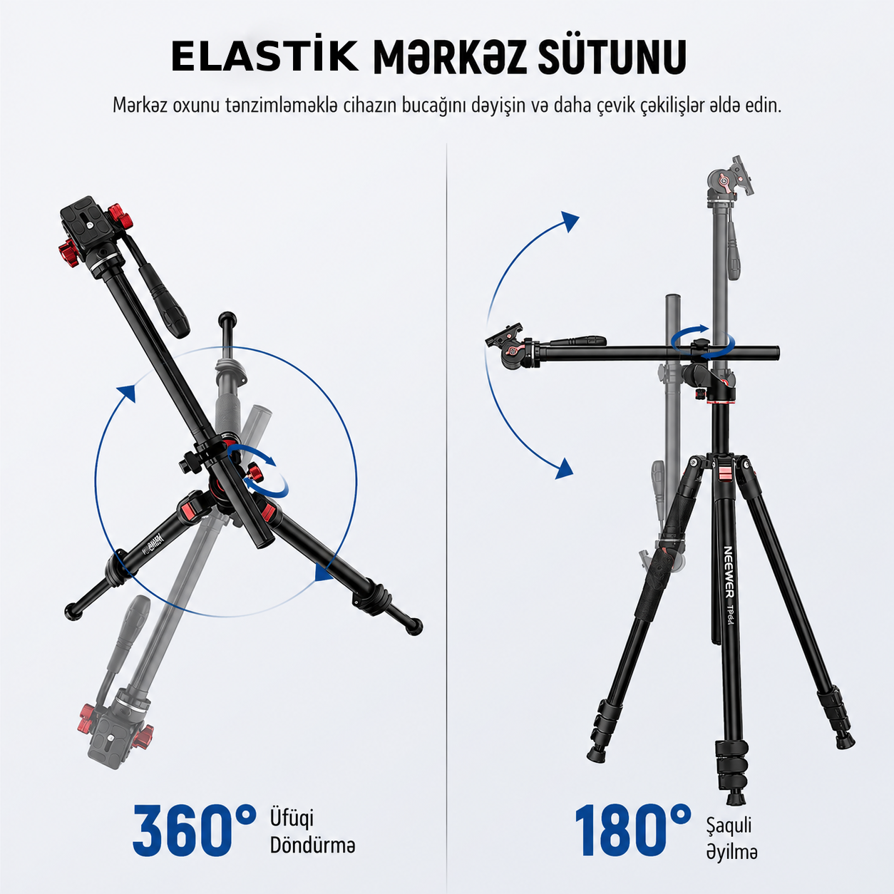 Neewer TP64 Üstdən Çəkiliş üçün Kamera Tripod