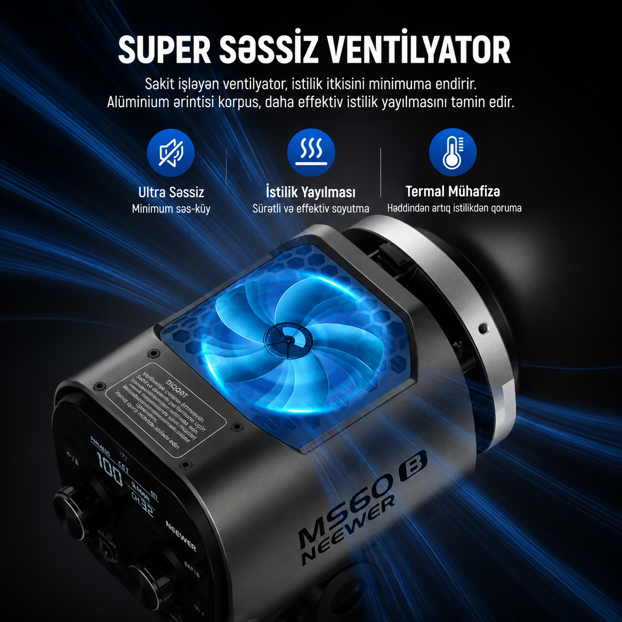 Neewer MS60B İki Daimi İşıq
