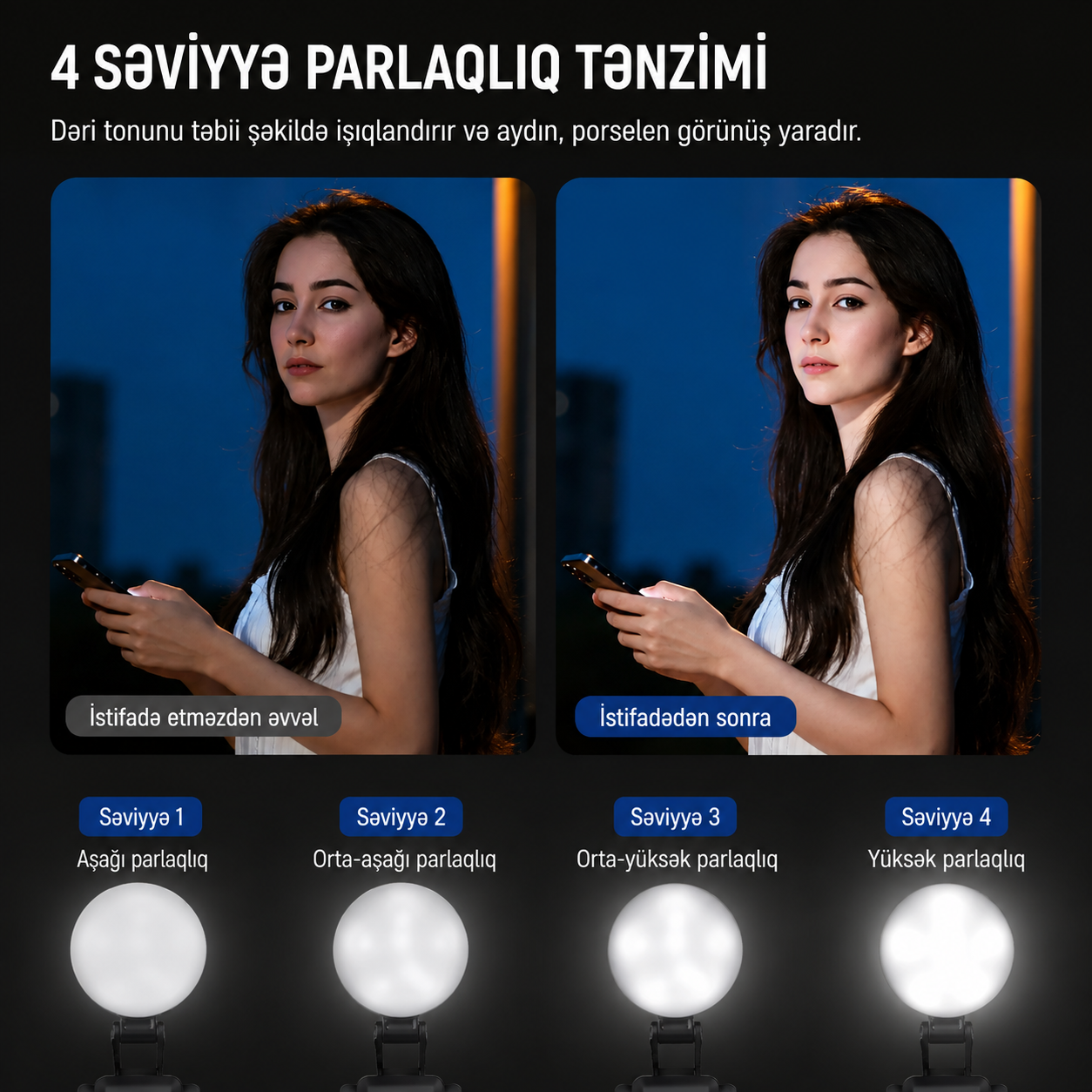 Neewer M29 DJI OSMO Pocket 4 üçün Mini Led İşıq