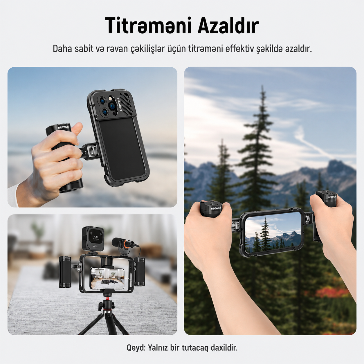 Neewer PA005E Simsiz Pultlu Yan Tutacaq